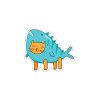 Значок акриловый MESHU "Juicy cats" 3.2 x 2.7 см, прямая УФ-печать RE-MS_47428