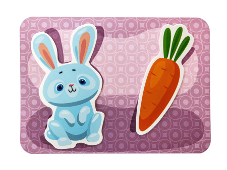 Игровой набор на липучках 10KOR PLASTIC "Кто что ест?" 3+ KOR-02837
