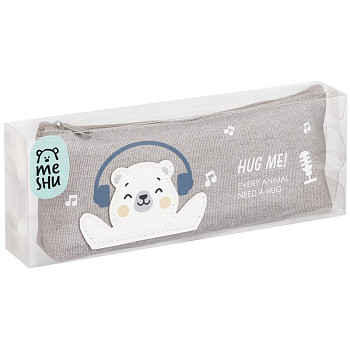 Пенал мягкий MESHU "Happy bear" 210 x 82 x 40 мм, канвас RE-MS_42799