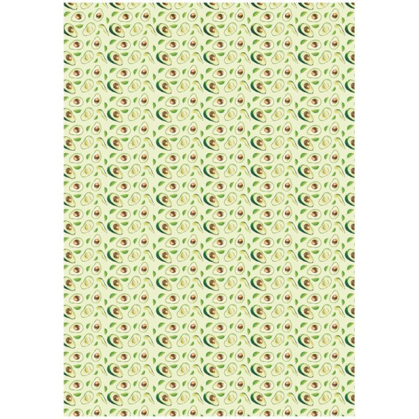 Упаковочная бумага глянцевая MESHU "Avocado" 1л. 70 x 100 см 90г/м2 RE-MS_46411