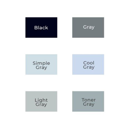 Набор капиллярных ручек SKETCHMARKER Artist fine pen Grey 6 цв MPAFP-6GRAY
