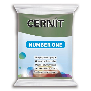 Пластика полимерная запекаемая CERNIT №1 56 г (645 оливковый) RH-CE0900056645