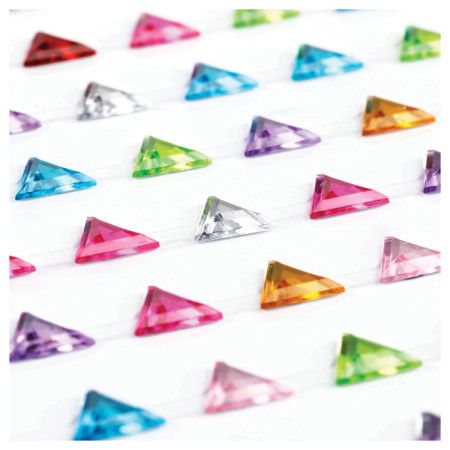 Наклейки акриловые MESHU "Сolorful crystal", 25*10см, стразы, 91 наклейка, инд. уп., европодвес RE-MS_46767