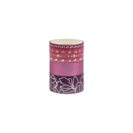 Набор клейких декоративных лент MESHU "Purple mood" 6 шт RE-MS_52087
