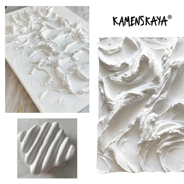 Текстурная паста Kamenskaya Ink 500 мл Белая матовая K-00-00000678