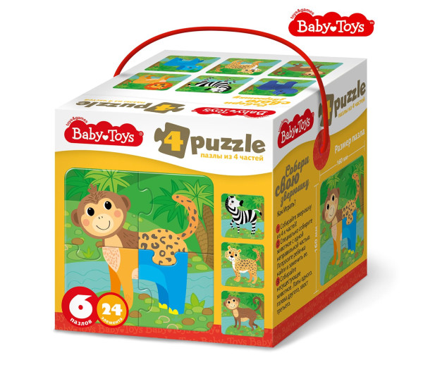 Пазл Baby Toys 24 maxi "Животные Африки" KOR-04690