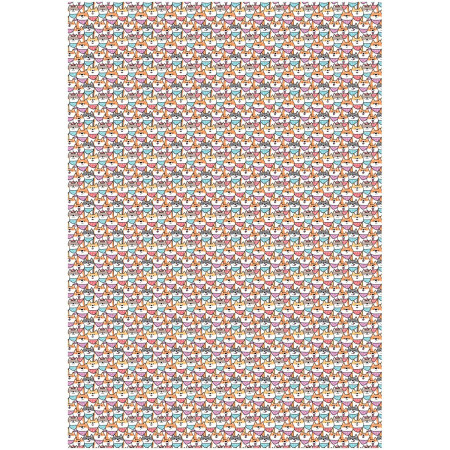 Упаковочная бумага глянцевая MESHU "Мир собак" 1л. 70 x 100 см 80 г/м2 RE-MS_53473