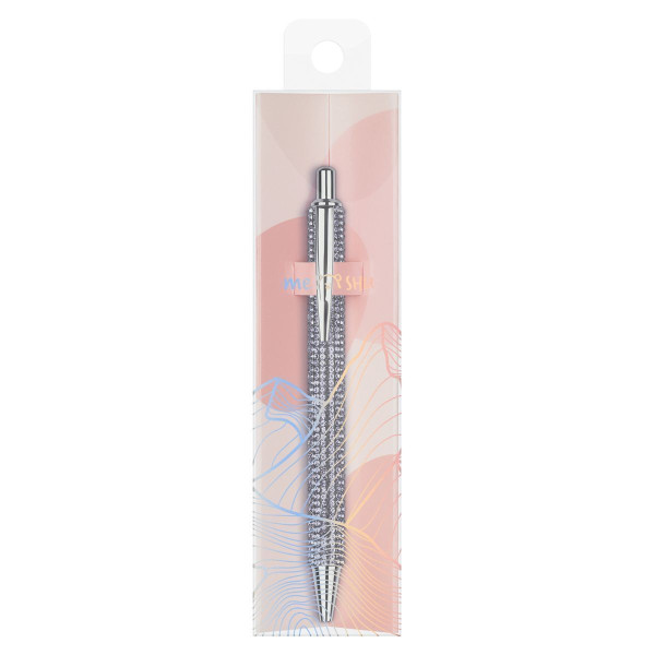 Ручка шариковая MESHU "Lilac diamond" синяя, 1.0 мм RE-MS_65984