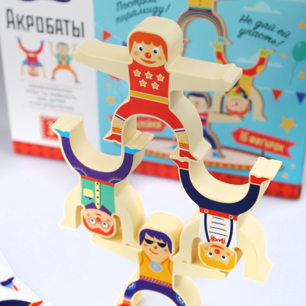 Настольная игра: Baby Toys "Акробаты", 16 элементов KOR-04331