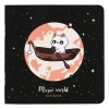 Записная книжка 170 x 170 мм 40л. MESHU "Magic world" 80 г/м2 на скрепке, soft-touch, тиснение фольгой, без линовки RE-MS_53367