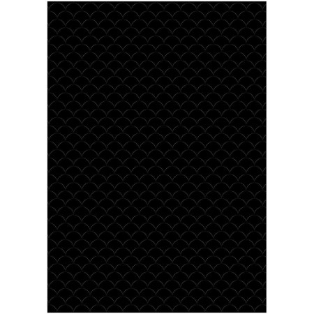 Упаковочная бумага глянцевая MESHU "Pattern on black" 1л. 70 x 100 см 80 г/м2, ассорти RE-MS_53487