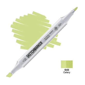 Маркер SKETCHMARKER двухсторонний на спирт.основе G43 Сельдерей MPSM-G43