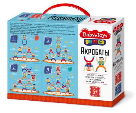 Настольная игра: Baby Toys "Акробаты", 16 элементов KOR-04331