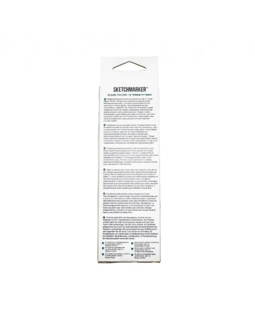 Набор капиллярных ручек SKETCHMARKER Artist fine pen Dark colors 12 цв MPAFP-12DARK