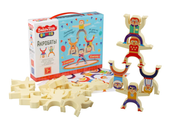Настольная игра: Baby Toys "Акробаты", 16 элементов KOR-04331