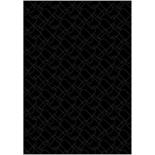 Упаковочная бумага глянцевая MESHU "Pattern on black" 1л. 70 x 100 см 80 г/м2, ассорти RE-MS_53487