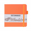 Блокнот для зарисовок SKETCHMARKER 140 г/м2 12 x 12 см 80 л, твердая обложка, Неоновый коралл MP23148052SM