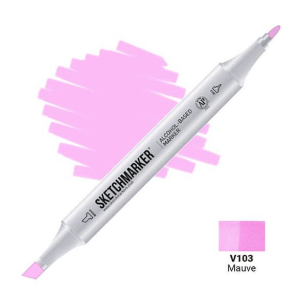 Маркер SKETCHMARKER двухсторонний на спирт.основе V103 Розовато-лиловый MPSM-V103