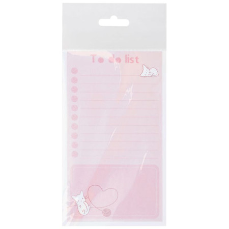 Блок для записей (To Do list) MESHU "Кitten" 8 x 15 см 50л. на склейке RE-MS_46564
