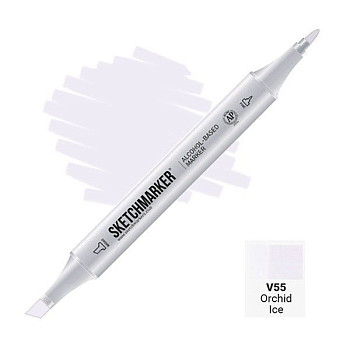 Маркер SKETCHMARKER двухсторонний на спирт.основе V55 Фиолетовый лед MPSM-V55