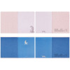 Тетрадь 48л. A5 клетка MESHU "Bright&Soft" софт-тач ламинация, тиснение фольгой RE-MS_43084