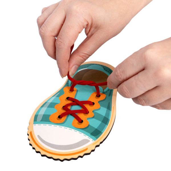 Шнуровка Baby Toys Wood "Ботинки" деревянная KOR-05129