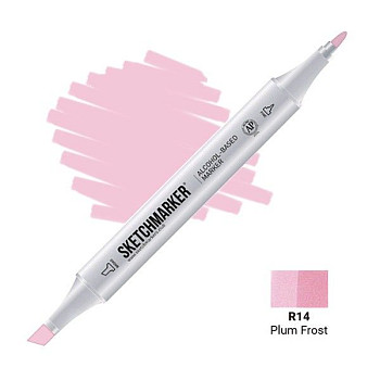 Маркер SKETCHMARKER двухсторонний на спирт.основе R14 Морозная слива MPSM-R14
