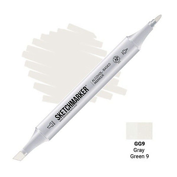 Маркер SKETCHMARKER двухсторонний на спирт.основе GG9 Серо зеленый 9 MPSM-GG9