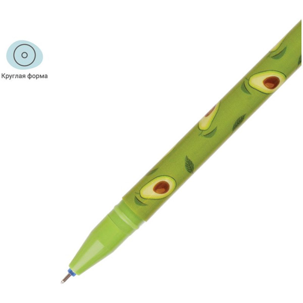 Ручка гелевая стираемая MESHU "Avocado" синяя, 0.5 мм, корпус ассорти RE-MS_65985