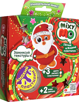 Набор для лепки ТМ "Лепи легко" MixyMo Дед Мороз из легкого пластилина, 3+ AS-С172Y