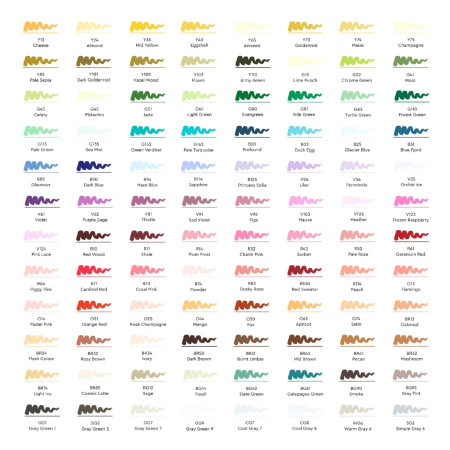 Набор маркеров SKETCHMARKER Brush 2 96 шт пластик.бокс MPSMB-96SET2