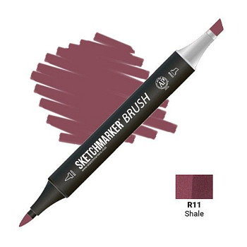 Маркер SKETCHMARKER Brush двухсторонний на спирт.основе R11 Сланец MPSMB-R11