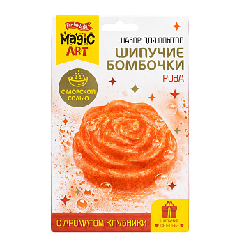 Набор для опытов "Шипучие бомбочки. Роза" KOR-05582