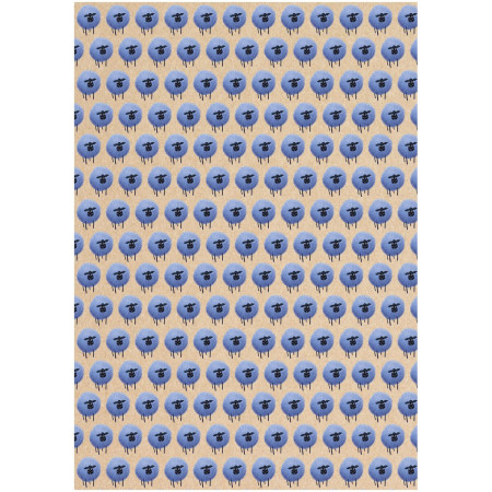 Упаковочная бумага крафт MESHU "Овечка" 1л. 70 x 100 см 70 г/м2 RE-MS_53452