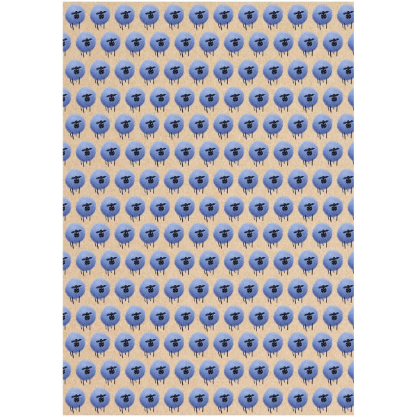 Упаковочная бумага крафт MESHU "Овечка" 1л. 70 x 100 см 70 г/м2 RE-MS_53452