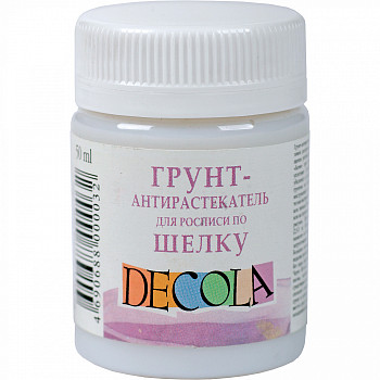 Грунт-антирастекатель по шелку DECOLA банка 50 мл NP-5828942