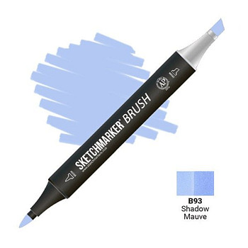 Маркер SKETCHMARKER Brush двухсторонний на спирт.основе B93 Сиреневая тень MPSMB-B93