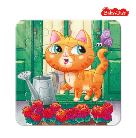 Пазл Baby Toys. First Puzzle 16 "Котик" KOR-04146