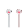Ручка шариковая MESHU "Crystal Paw" синяя, 0,7 мм, корпус ассорти, с топпером RE-MS_02910