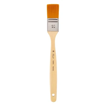 Кисть из синтетики СОНЕТ флейц 1 шт короткая лакированная ручка №30 NP-331230