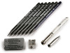 Набор для графики и эскизов CRETACOLOR Monolith Box Graphite 11 предметов, мет.пенал CR20430