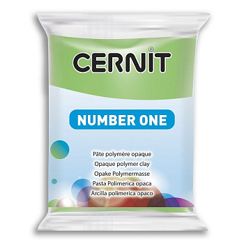 Пластика полимерная запекаемая CERNIT №1 56 г (611 светло-зеленый) RH-CE0900056611