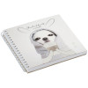 Скетчбук 60л. 150 x 150 мм MESHU "Puppy" 120 г/м2, на гребне RE-MS_44868
