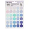 Наклейки бумажные MESHU "Trecker dots blue" 12 x 21 см, 30 накл, европодвес RE-MS_41673