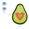 Самоклеящийся блок фигурный MESHU "Avocado" 50л, европодвес RE-MS_87651