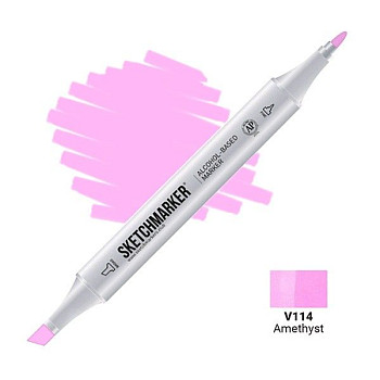 Маркер SKETCHMARKER двухсторонний на спирт.основе V114 Аметист MPSM-V114