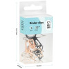 Зажимы для бумаг 33 мм MESHU "Cute Cats" 6 шт, ассорти, бокс с европодвесом RE-MS_41599