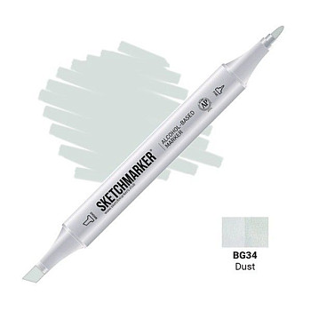 Маркер SKETCHMARKER двухсторонний на спирт.основе BG34 Грязь MPSM-BG34
