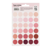 Наклейки бумажные MESHU "Trecker dots pink", 12*18см, 30 наклеек, европодвес RE-MS_41675