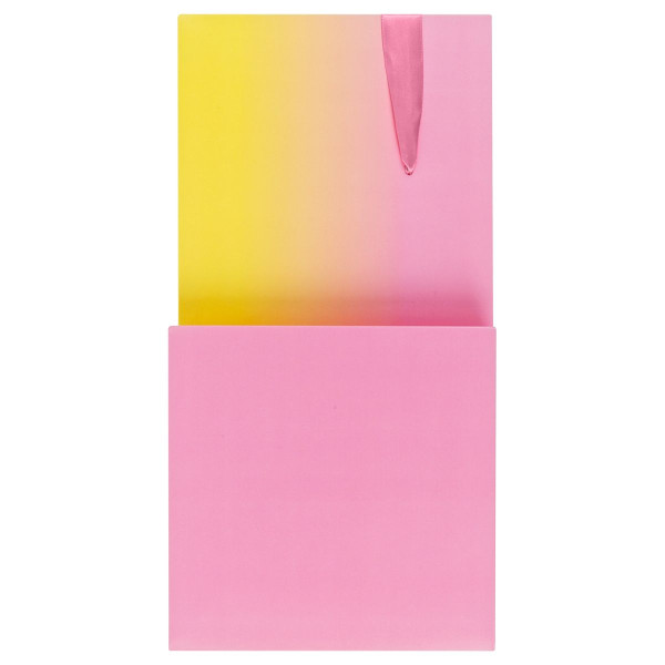 Коробка складная подарочная MESHU "Duotone. Pink-Orange gradient", (15*15*15см), с лентой RE-MS_54168
